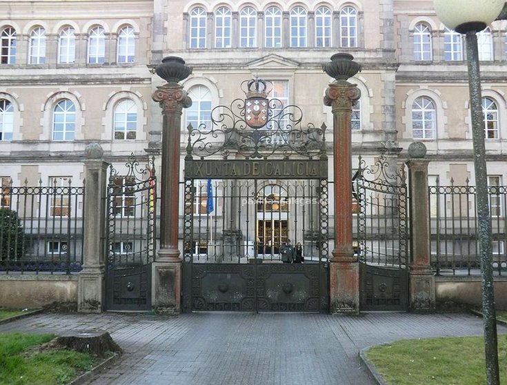 Parte exterior do edificio da Xunta de Galiza