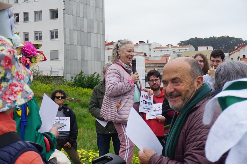 Veciñas no Campo da Burra. Parque da Agra Xa!