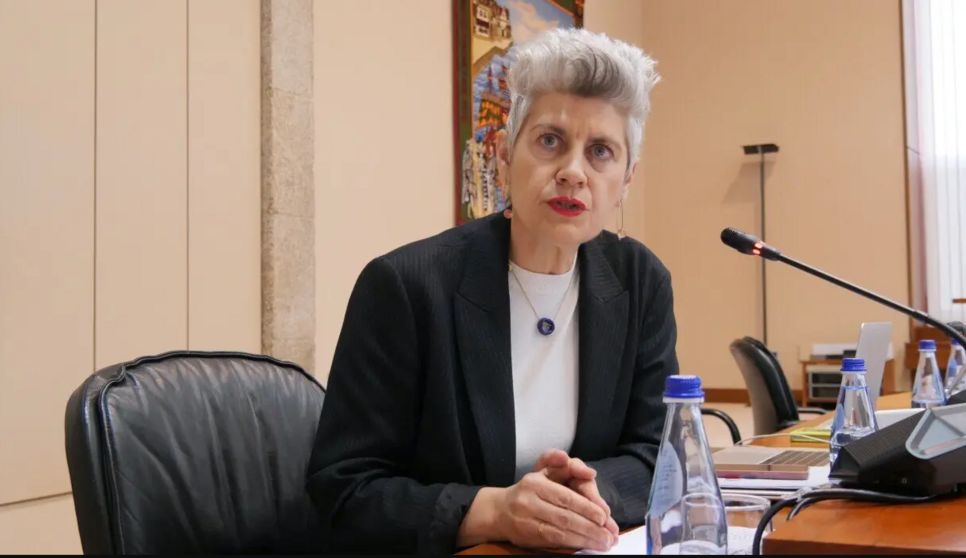Mercedes Queixas comisi&oacute;n de Educaci&oacute;n e Cultura Parlamento galego