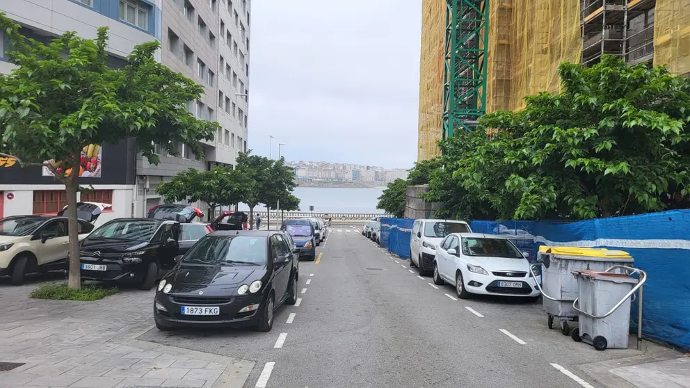 &Aacute;rbores r&uacute;a Marcela e Elisa tallada polas obras de peonalizaci&oacute;n da Praza da Tolerancia