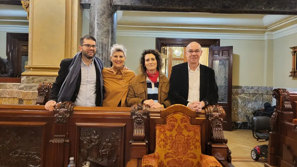 Grupo municipal do BNG no Pleno Febreiro.