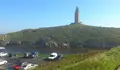 Carril denuncia que o aparcadoiro traseiro do Acuarium atenta contra a Torre de Hércules
