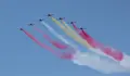 O PP saca os avións militares ao ceo no 78º aniversario da declaración do estado de guerra na Coruña
