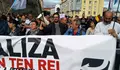 Francisco Jorquera e Avia Veira únense á concentración contra a presenza do Rei na UDC