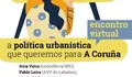 A canle do BNG en Youtube acolle este venres un debate sobre a política urbanística que lle interesa a esta cidade