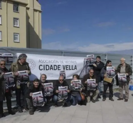 Manifestaci&oacute;n en 2016 na que se demandaba a devoluci&oacute;n gratu&iacute;ta dos terreos da Maestranza