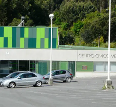 Exterior do Centro C&iacute;vico de Novo Mesoiro
