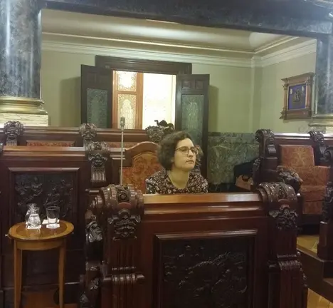 Momentos previos &aacute; celebraci&oacute;n do Pleno da Cuesti&oacute;n de Confianza no cal estaban vinculada a aprobaci&oacute;n inicial dos orzamentos 2017