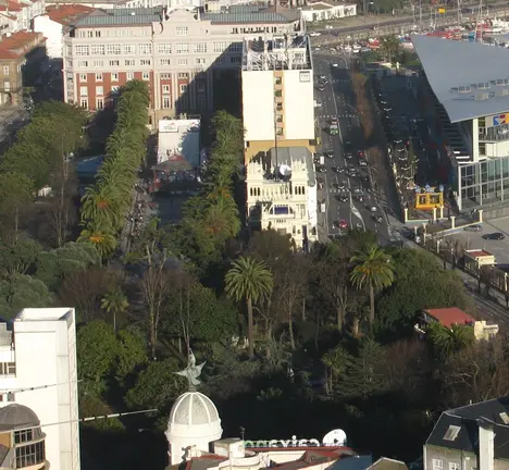 Vista a&eacute;rea dos xard&iacute;ns de Mendez N&uacute;&ntilde;ez