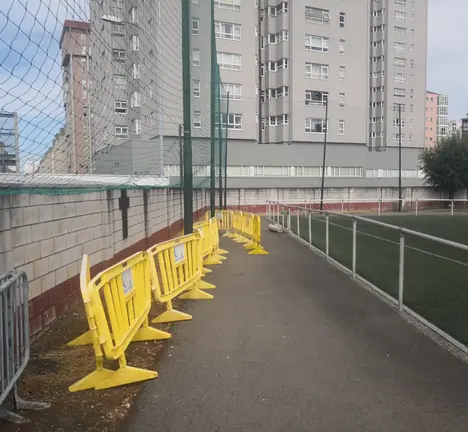 Zona no campo da Leyma onde est&aacute; localizado o ni&ntilde;o de avespa velutina