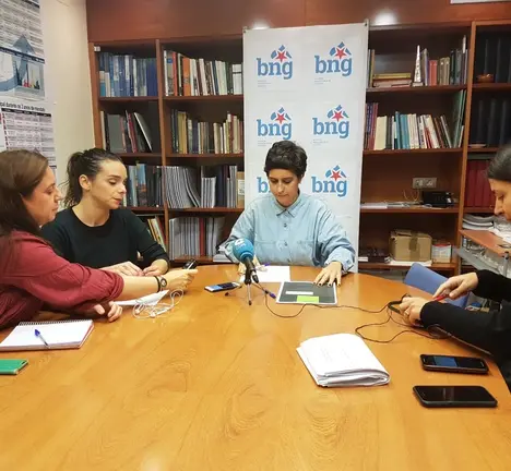 Momento da rolda de prensa de valoraci&oacute;n realizada cando se presentou o Modificativo M4/2018