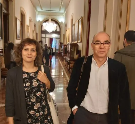 Avia Veira e Francisco Jorquera no Pleno de decembro de 2019