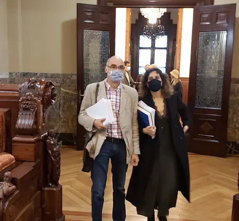 Francisco Jorquera e Avia Veira. Pleno 1 de outubro