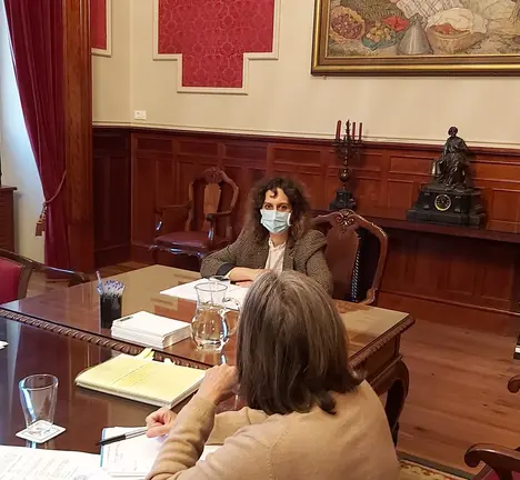 Avia Veira preside Educaci&oacute;n e Cultura. 15 de outubro de 2020.