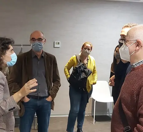 Almorzo informativo Avia e Jorquera cos medios locais.