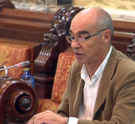 Francisco Jorquera no Pleno do 5 de novembro de 2020