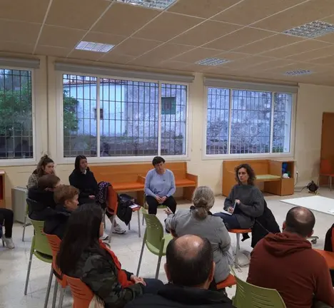 Encontro Avia Veira con veci&ntilde;as e veci&ntilde;os da Silva