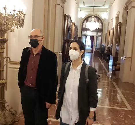 Francisco Jorquera e Avia Veira. Pleno extraordinario Punta Langosteira.