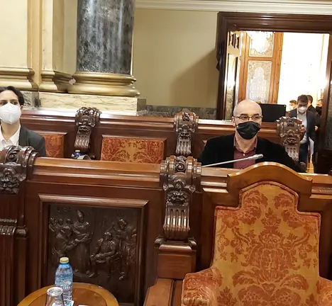 Avia Veira e&nbsp; Francisco Jorquera. Pleno extraordinario Punta Langosteira.