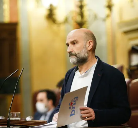 N&eacute;stor Rego no Pleno do Congreso.