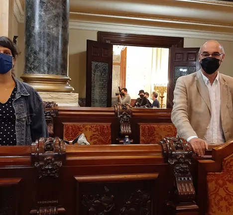 Avia Veira e Francisco Jorquera
