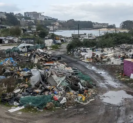 Asentamento precario na Pasaxe