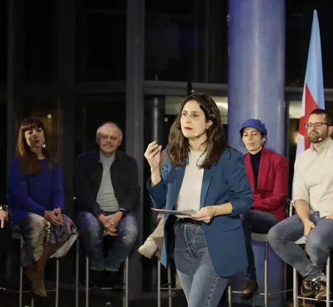 Avia Veira no acto de presentaci&oacute;n da candidatura 9 de marzo de 2023