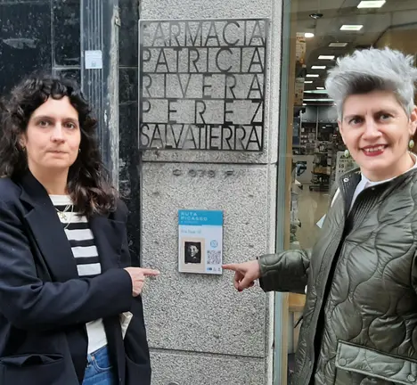 Avia Veira e Mercedes Queixas