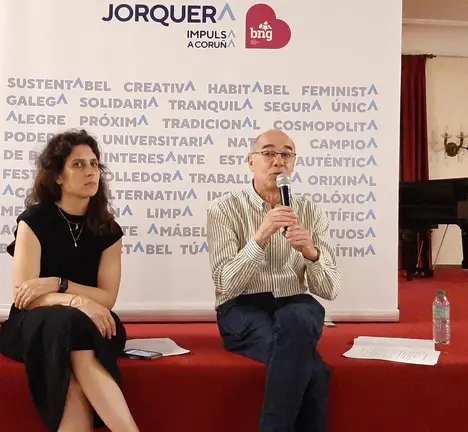 Jorquera e Veira no encontro co terceiro sector