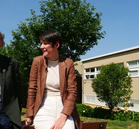 Francisco Jorquera e Ana Pont&oacute;n durante a campa&ntilde;a municipais maio 2023