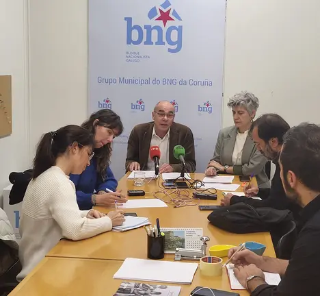 Conferencia de prensa Jorquera Queixas orzamentos Xunta para A Coru&ntilde;a