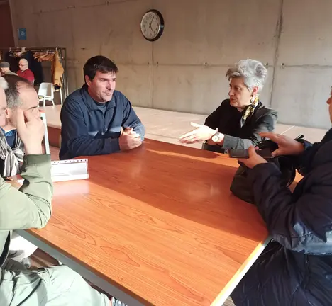 Reuni&oacute;n Mercedes Queixas veci&ntilde;anza dos Mallos