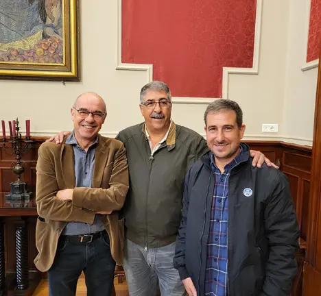 Jorquera, Alberto Castro e Javier Mari&ntilde;as. Comisi&oacute;n Especial da Fachada Mar&iacute;tima. 11 de outubro de 2024.