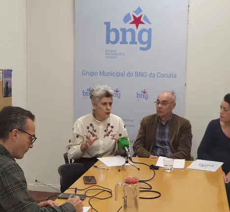 Conferencia prensa BNG orzamentos da Xunta A Coru&ntilde;a