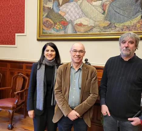 Ruth Varela, Francisco Jorquera e Emilio Rodr&iacute;guez Blanco