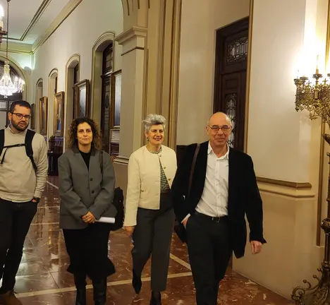 Grupo municipal do BNG no Pleno de xaneiro de 2025.