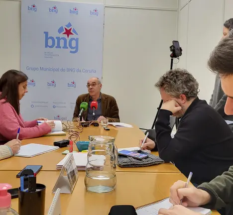 <p>Conferencia de prensa posici&oacute;n BNG Coru&ntilde;a Mar&iacute;tima. Jorquera, 28 de xaneiro de 2025.</p>
