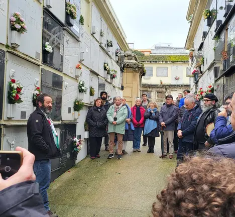 Homenaxe BNG a Moncho Valcarce, 31 de xaneiro de 2026.