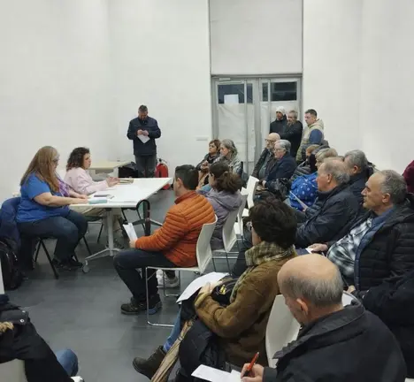 Encontro de Avia Veira coa veci&ntilde;anza de Monte Mero. Febreiro de 2026,