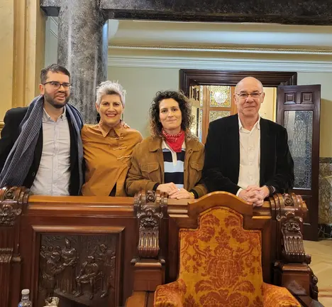 Grupo municipal do BNG no Pleno Febreiro.