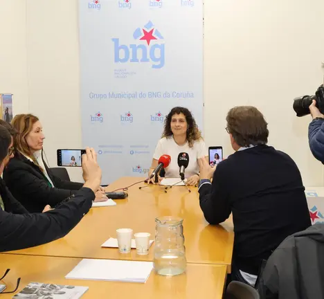 Conferencia de prensa de Avia Veira sobre mobilidade, 11 de maio de 2026.