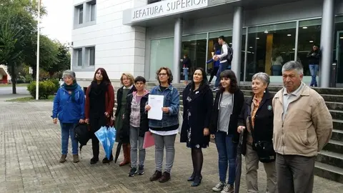 Momento da rolda de prensa onde se deu conta da presentaci&oacute;n da moci&oacute;n