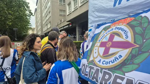 Avia Veira, durante o D&iacute;a das Pe&ntilde;as deportivista, 1 de maio de 2026.
