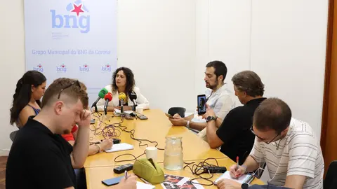Conferencia de prensa de Avia Veira 21 de xullo