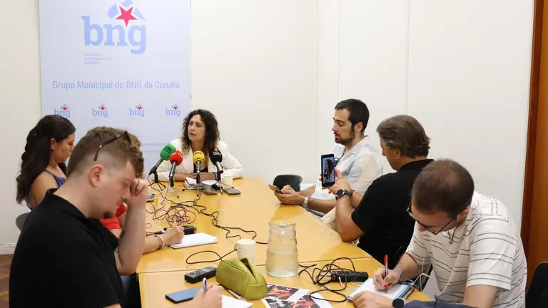 Conferencia de prensa de Avia Veira 21 de xullo