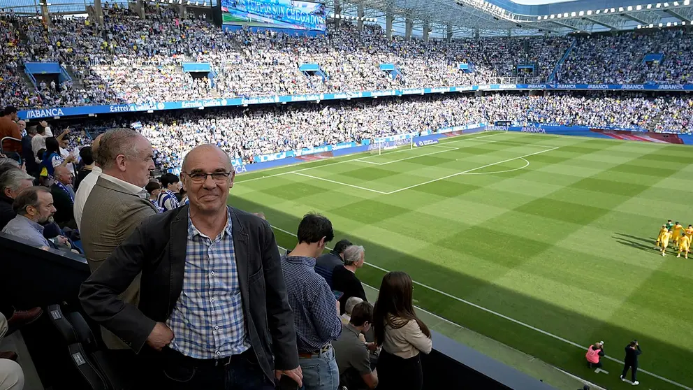 Jorquera no estadio de Riazor
