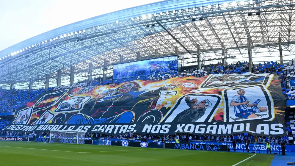 <p>Tifo en Marathon Inferior no D&eacute;por-Las Palmas Foto de Javier Albor&eacute;s [DXT Campe&oacute;n]</p>
