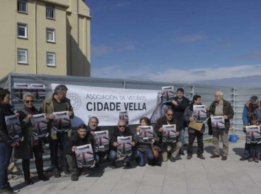 Manifestación en 2016 na que se demandaba a devolución gratuíta dos terreos da Maestranza