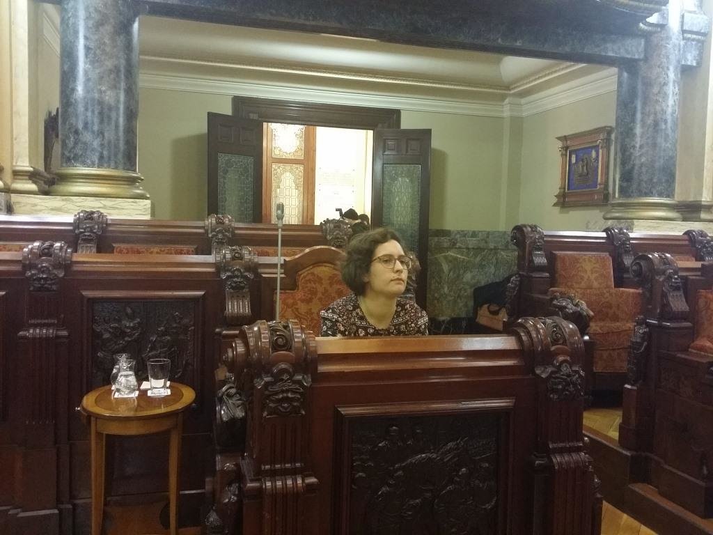 Momentos previos á celebración do Pleno da Cuestión de Confianza no cal estaban vinculada a aprobación inicial dos orzamentos 2017