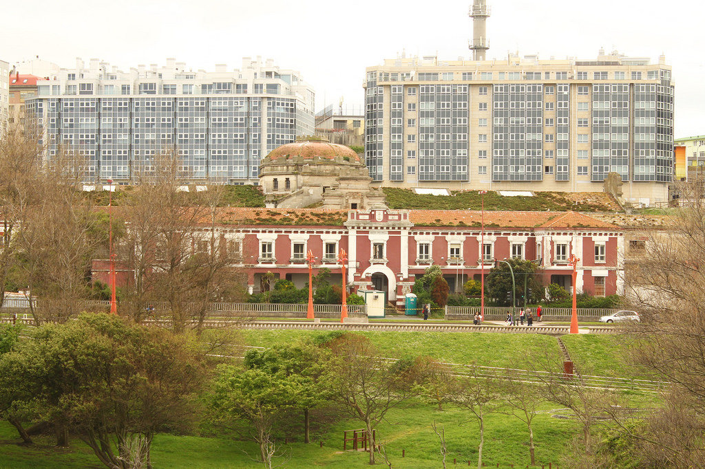Vista exterior do edificio do antigo cárcere provincial